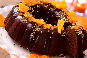 Шоколадный кекс с апельсином, имбирем и корицей скрасит зимний вечерок