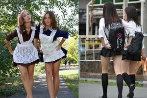 Почему в России и Японии школьницы носят ультракороткие юбки