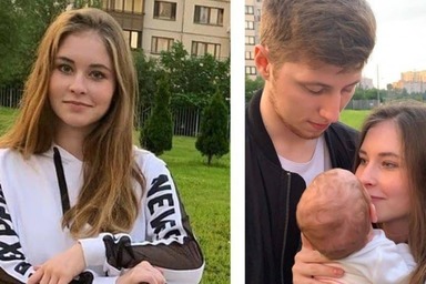 Российская фигуристка Юлия Липницкая показала 8-месячную дочку Каталину